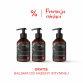 Zestaw męski Balsamy myjące do ciała: regenerujący, do ciała i włosów 2w1 + do higieny intymnej GRATIS